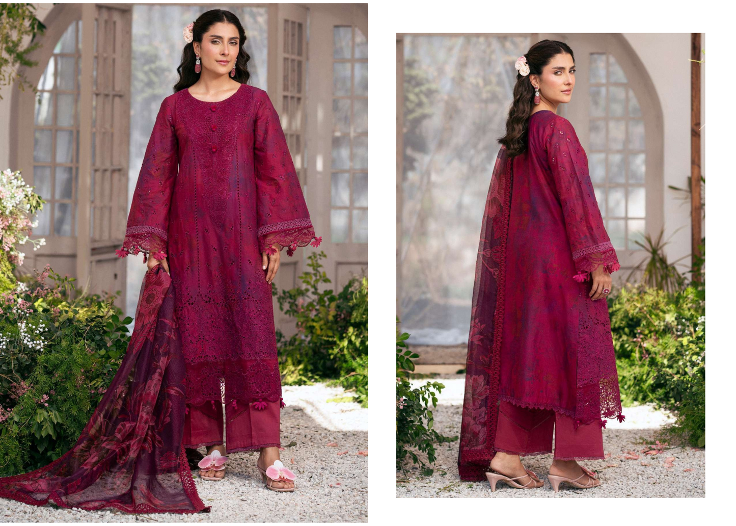 Classic Unstitched Lawn Suit with Intricate Embroidery
