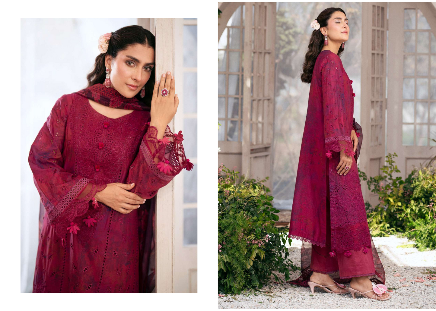 Classic Unstitched Lawn Suit with Intricate Embroidery