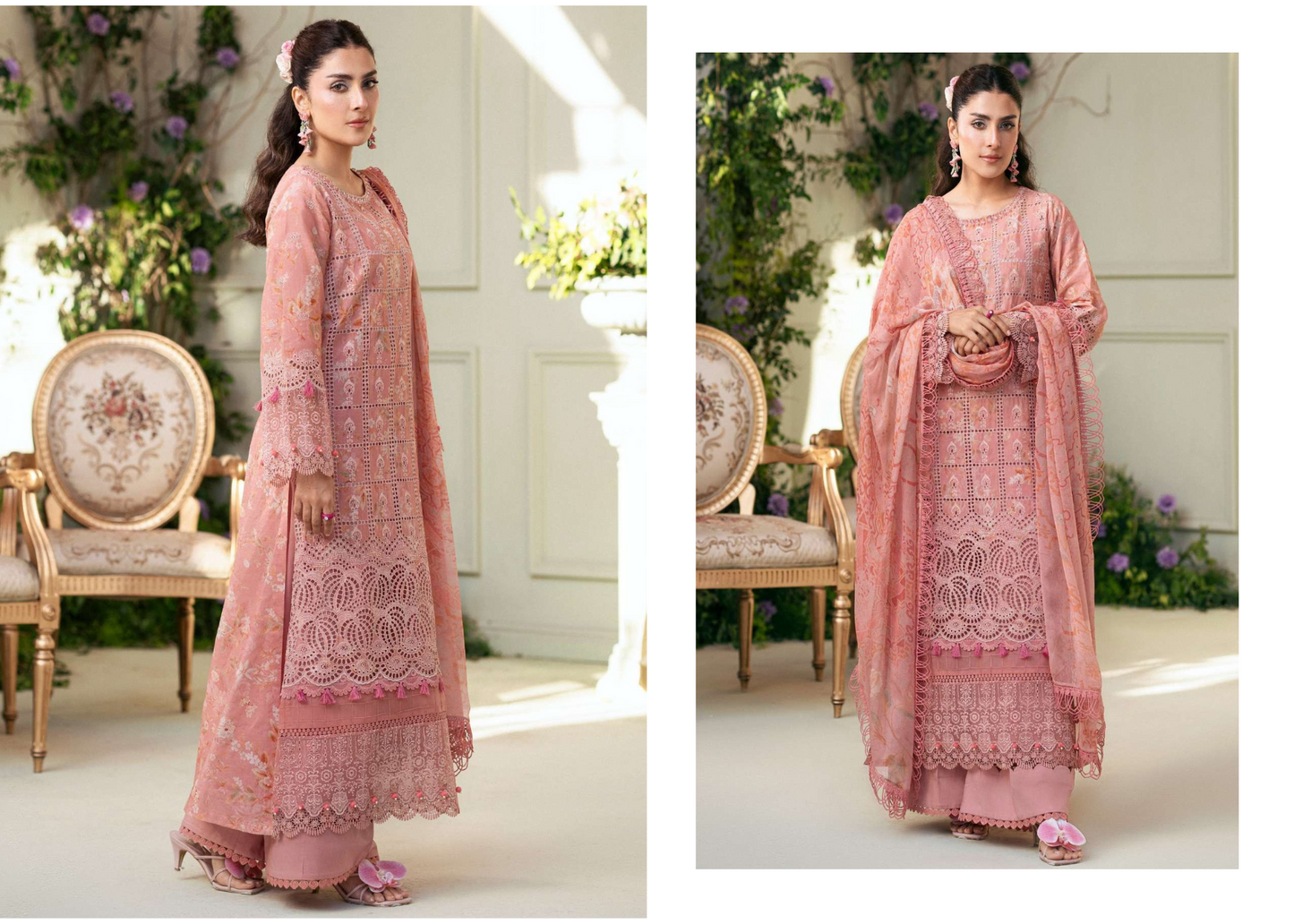 Festive Wear Embroidered Lawn – Unstitched Edition