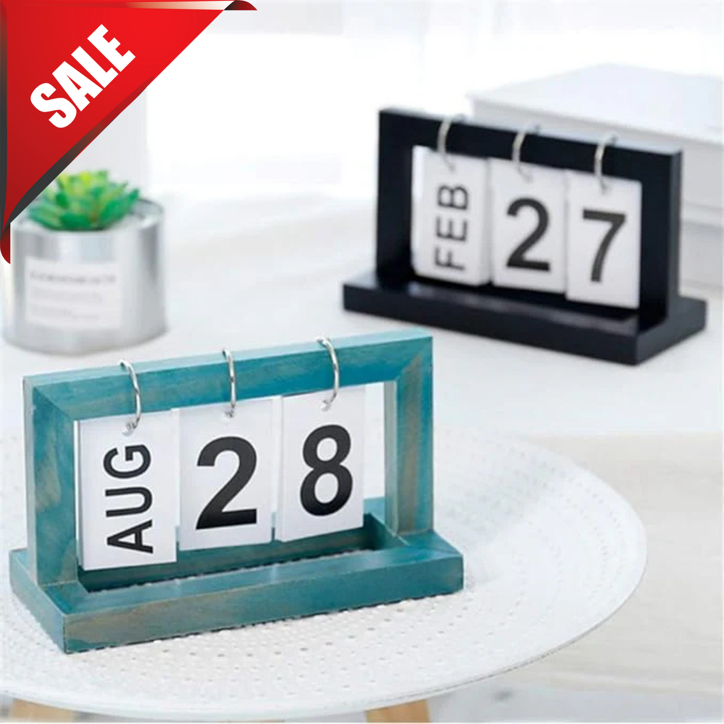 Wooden Vintage Home Calendar