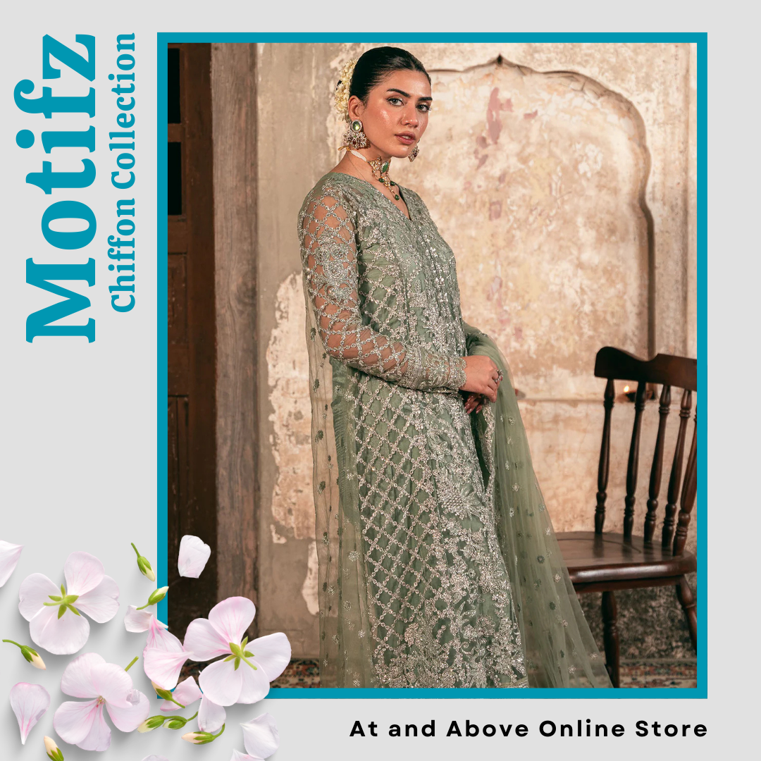 Silk Net Outfit with Traditional Artistry