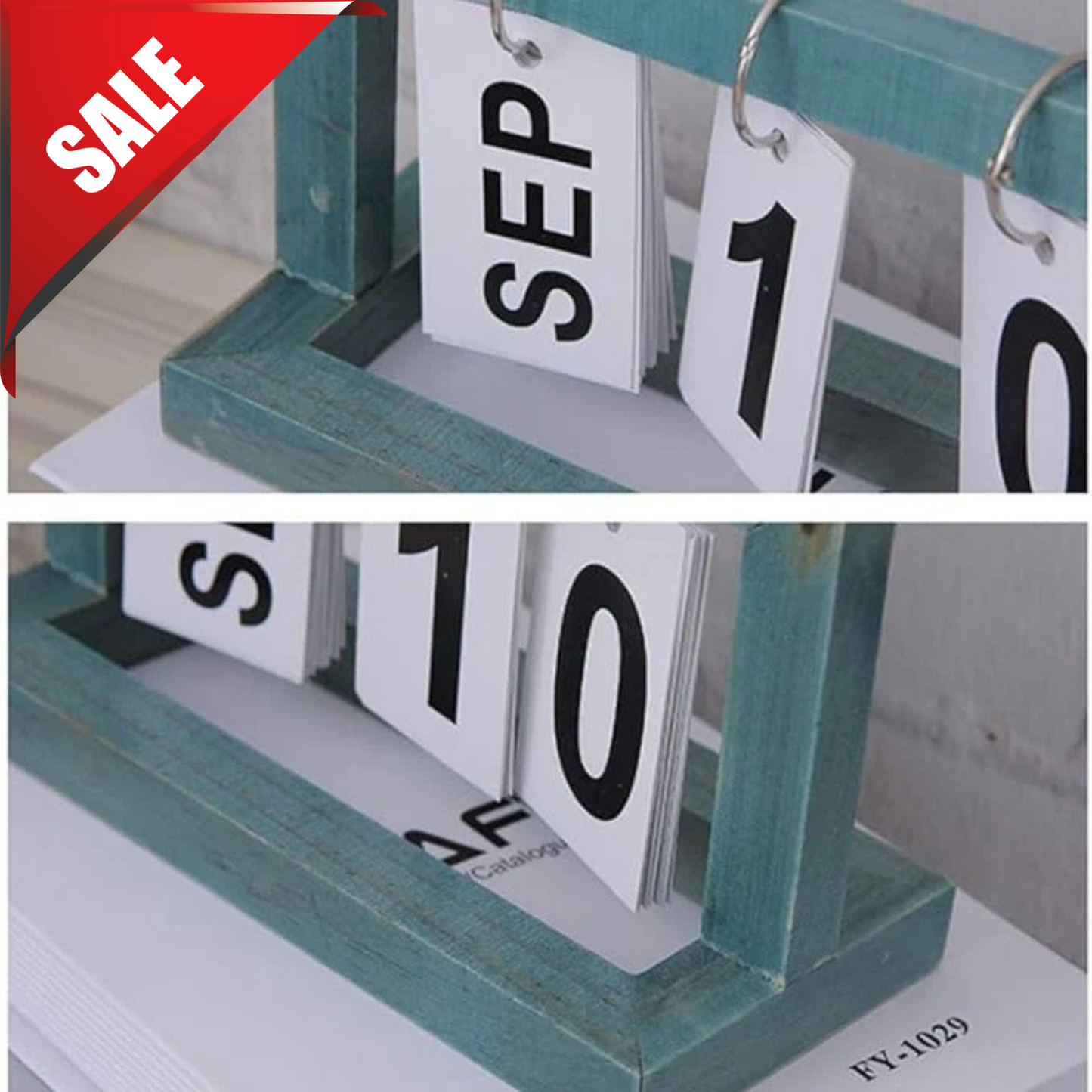 Wooden Vintage Home Calendar