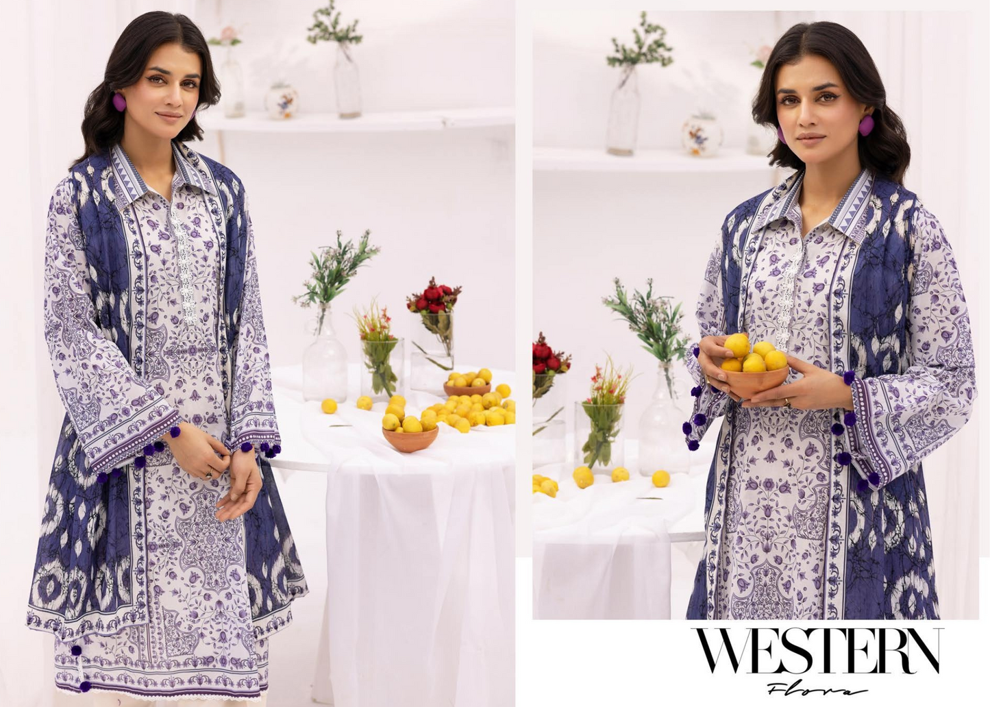 Designer Lawn Suit with Beautiful Printed Dupatta – 3-Piece Set