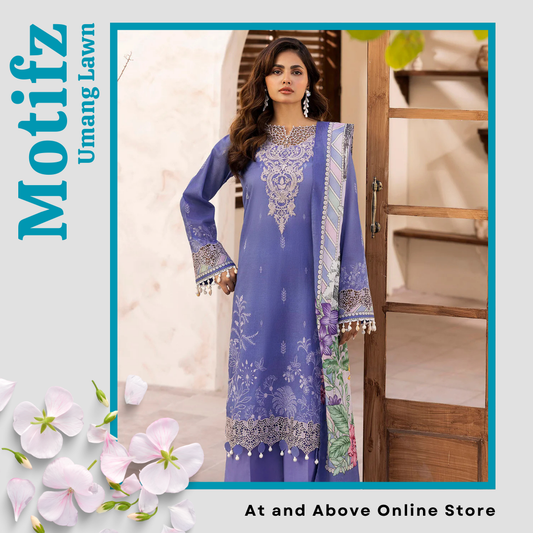 Glamorous Eid Glow Digital Print Lawn Dress