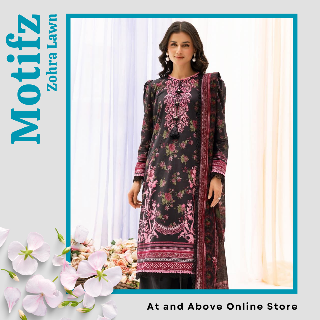 Elegant Lawn Printed Suit with Matching Printed Dupatta – 3PC