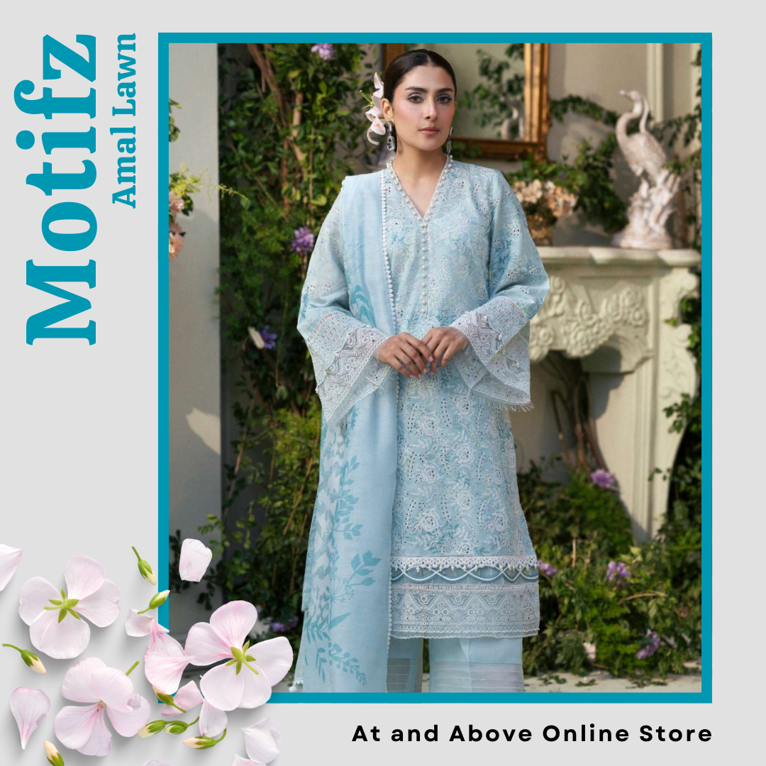 Designer Embroidered Lawn Suit – Unstitched