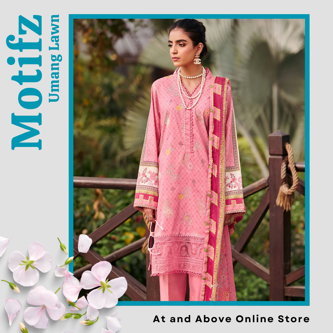 Designer Digital Printed Lawn 3-Piece Suit