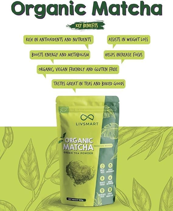 Livsmart Organic Matcha Tea Powder