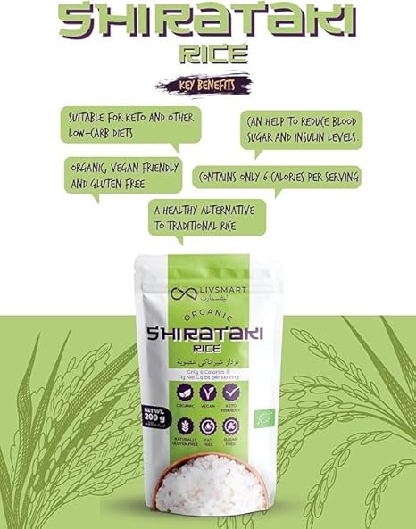 Livsmart Organic Shirataki (Konjac) COMBO - Keto Noodles 200g