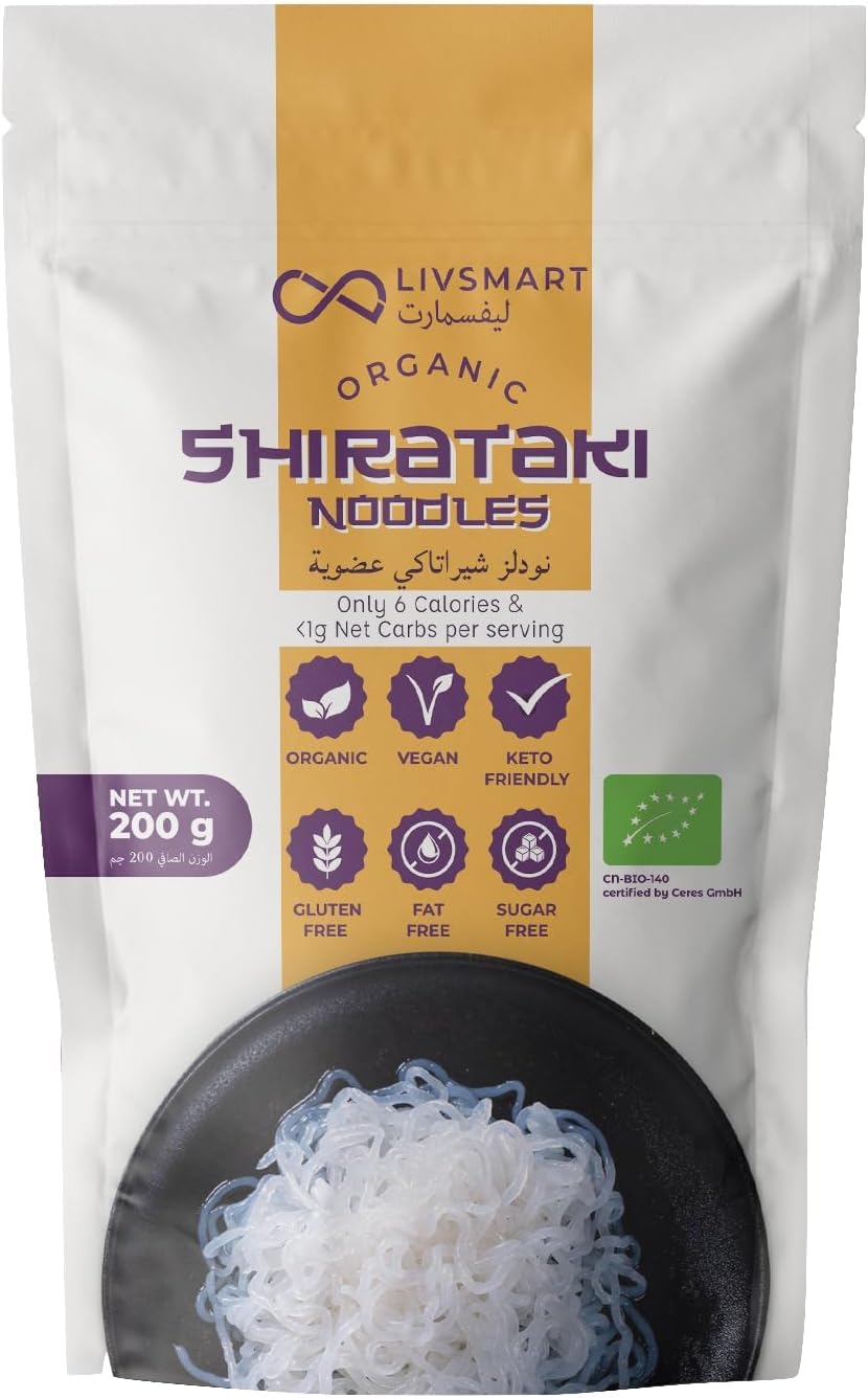 Livsmart Organic Shirataki (Konjac) COMBO - Keto Noodles 200g