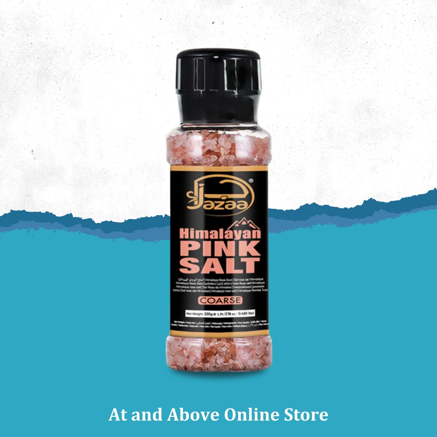 Jazaa Pink Salt Plastic Grinder 220G