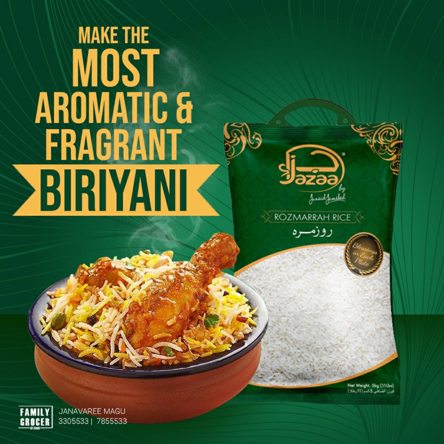Jazaa Rozmarah Rice 5 KG