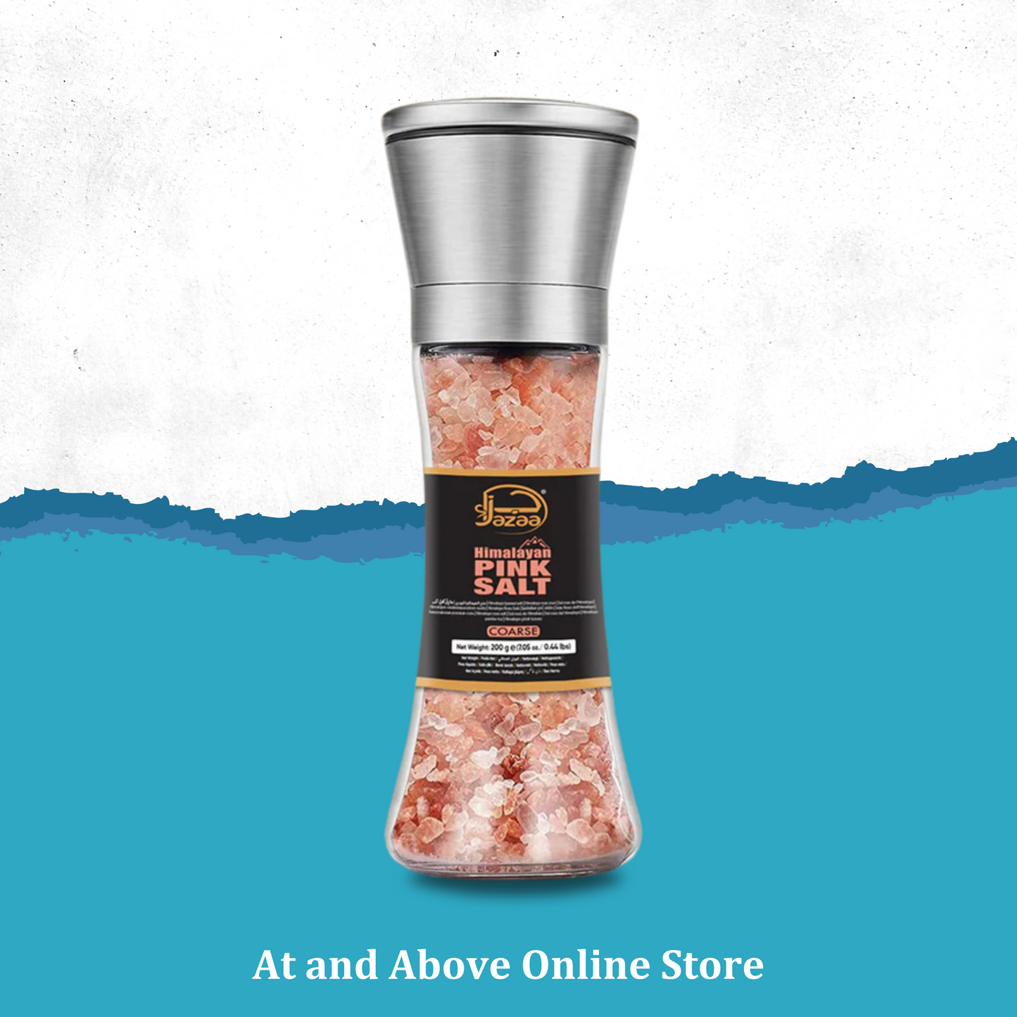 Jazaa Pink Salt Metal Grinder 200G