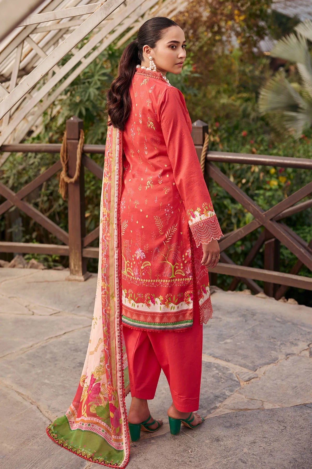 Eid Special Digital Printed Lawn Three-Piece