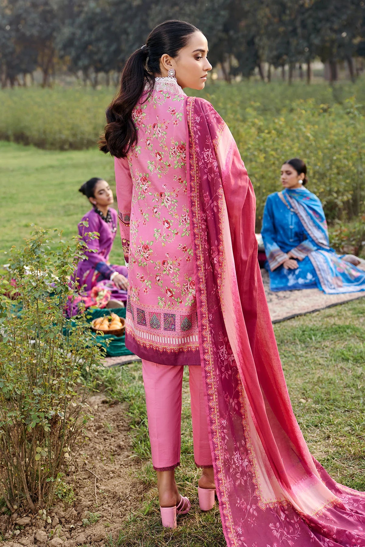 Summer Bloom Digital Printed Lawn 3PC Set
