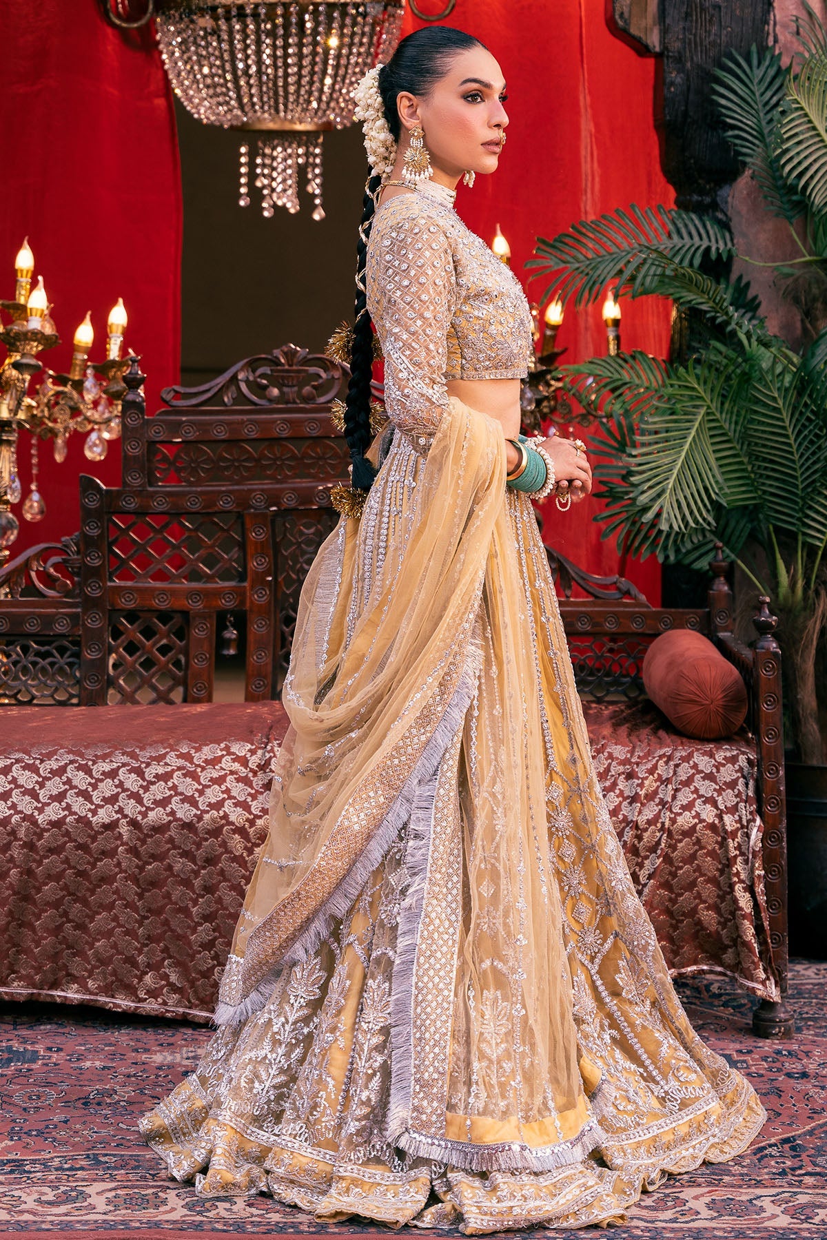 Fashion-Forward Silk Net Dress