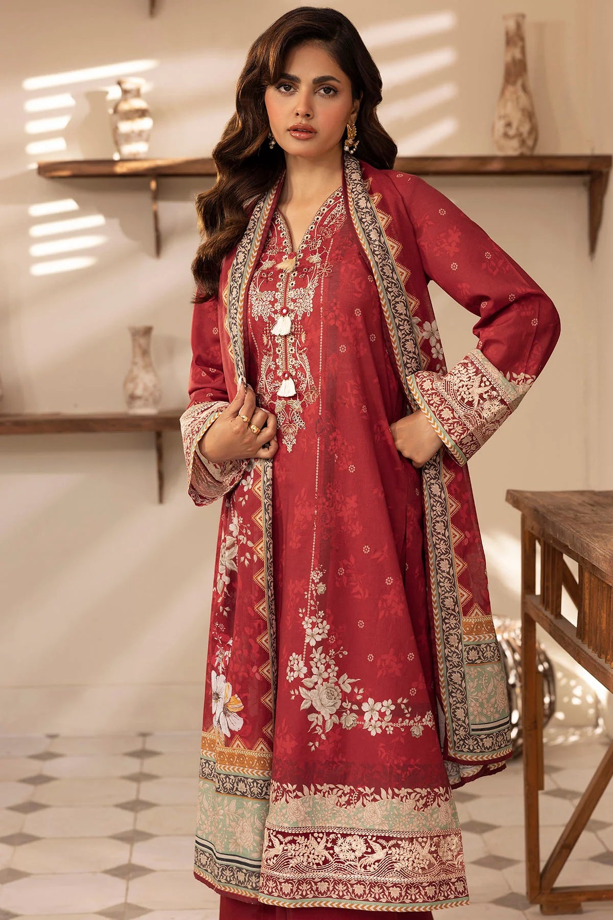 Digital Printed Lawn 3-Piece Suit