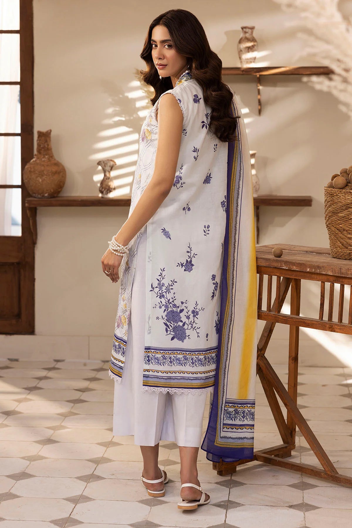 Festival Glow Digital Printed Lawn 3-Piece Suit