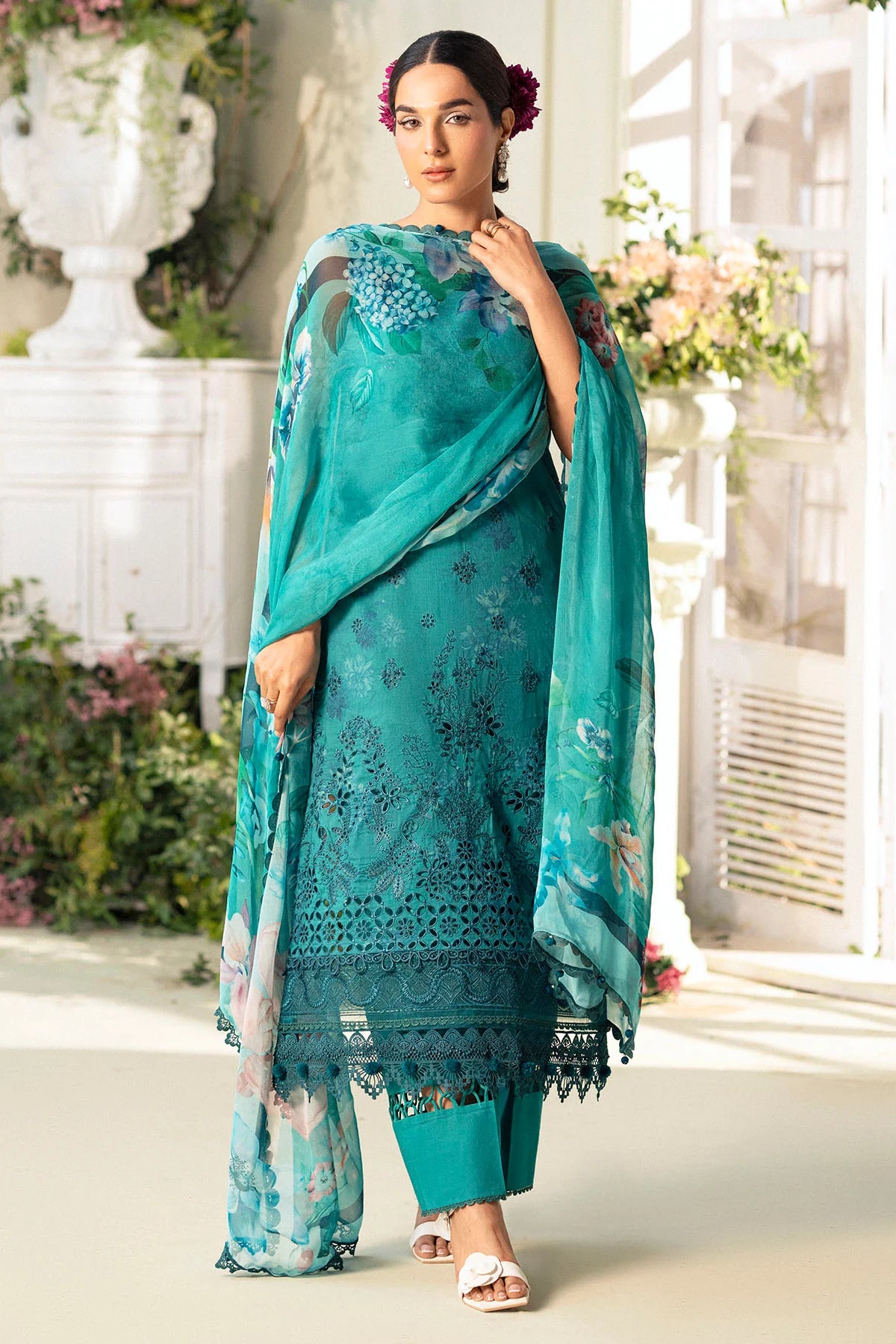 Luxury Lawn Ensemble with Fine Embroidery