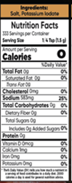 Jazaa Refined Iodozed Salt 500G