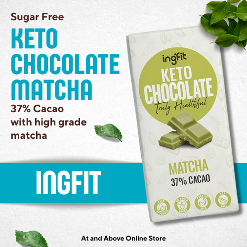 Sugar Free Matcha Chocolate with high grade matcha