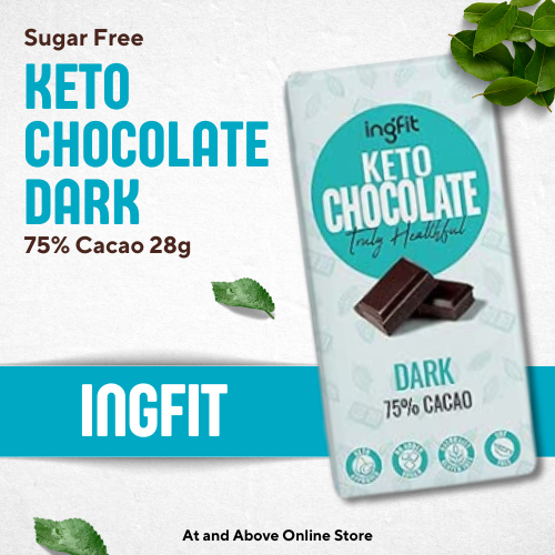 Dark Chocolate Sugar Free 75% cacao 28g