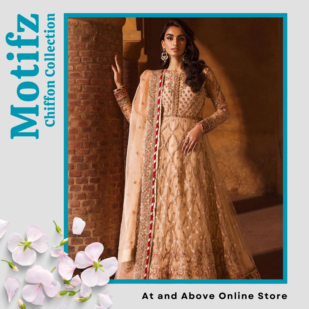 Silk Net Gown with Designer Embroidery