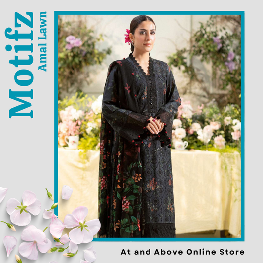 Sophisticated Embroidered Lawn Fabric