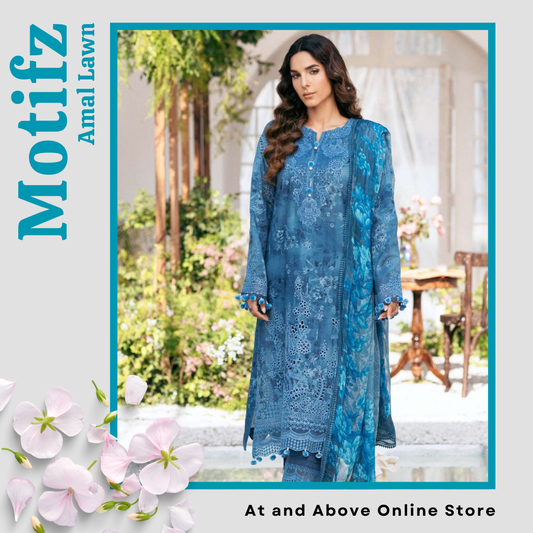 Classic Lawn Suit with Beautiful Embroidery