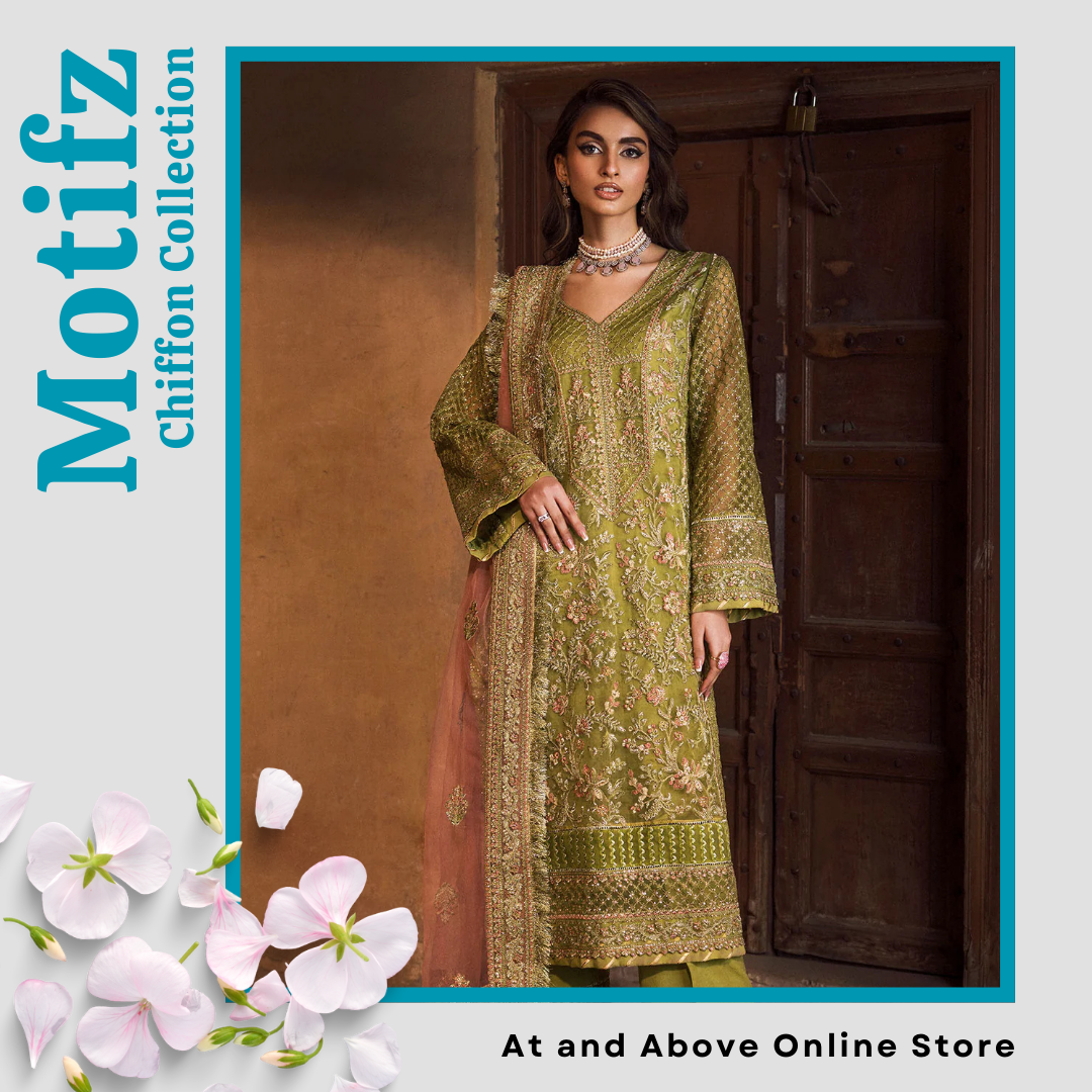 Net Dress with Intricate Embellishments