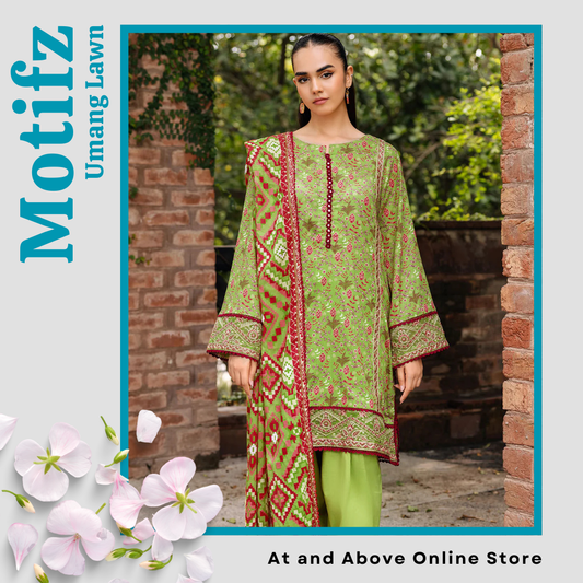 Classic 3PC Lawn Suit with Digital Print