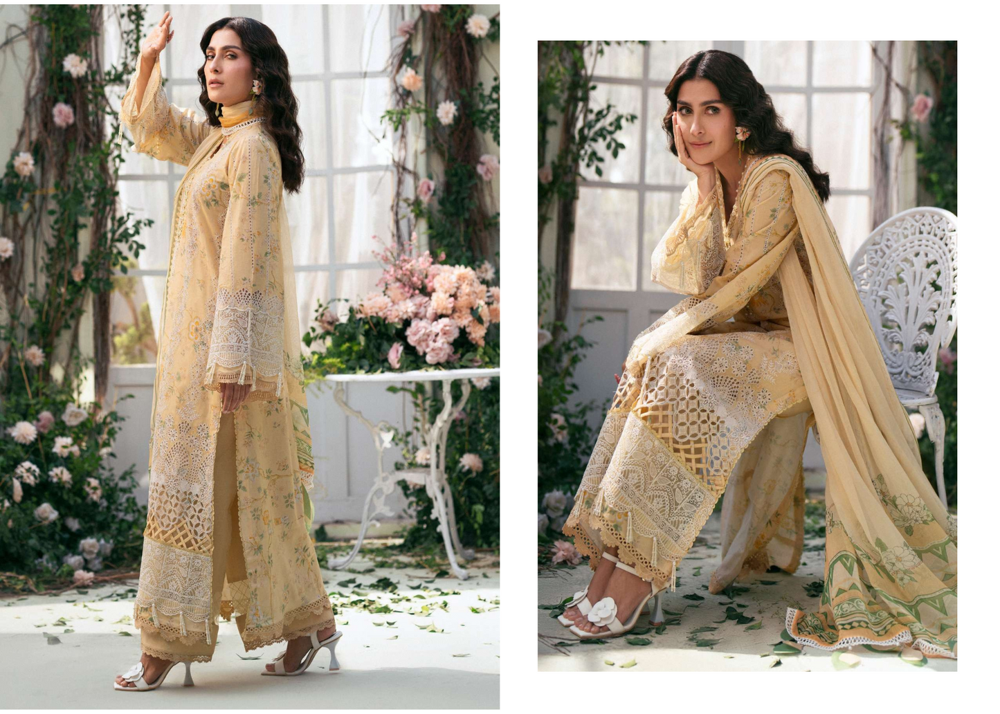 Luxury Lawn Suit with Artistic Embroidery