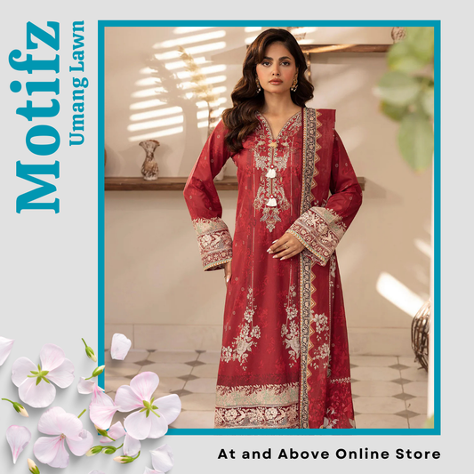 Digital Printed Lawn 3-Piece Suit