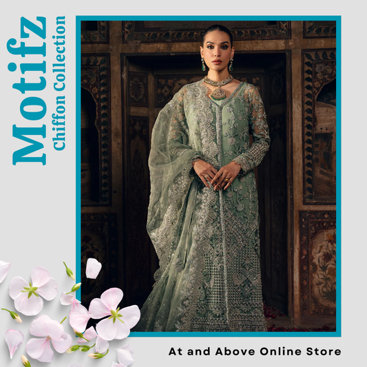 Silk Net Dress with Exquisite Embroidery