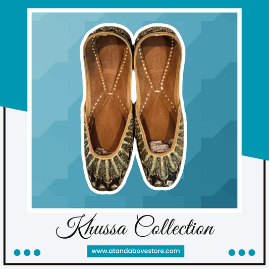 Embroidered leather Footwear