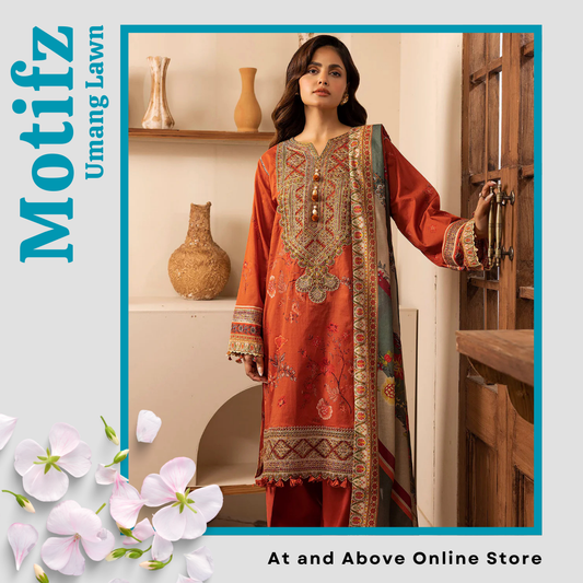 Digital Printed Lawn 3-Piece Outfit