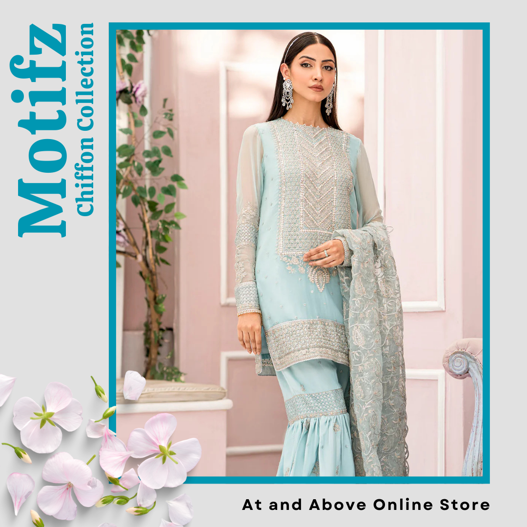 Graceful Silk Net Outfit Elegant Stitching