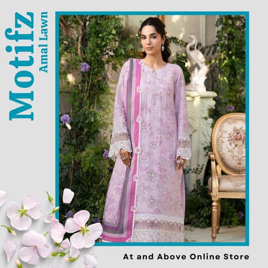 Soft Lawn Fabric with Delicate Embroidery