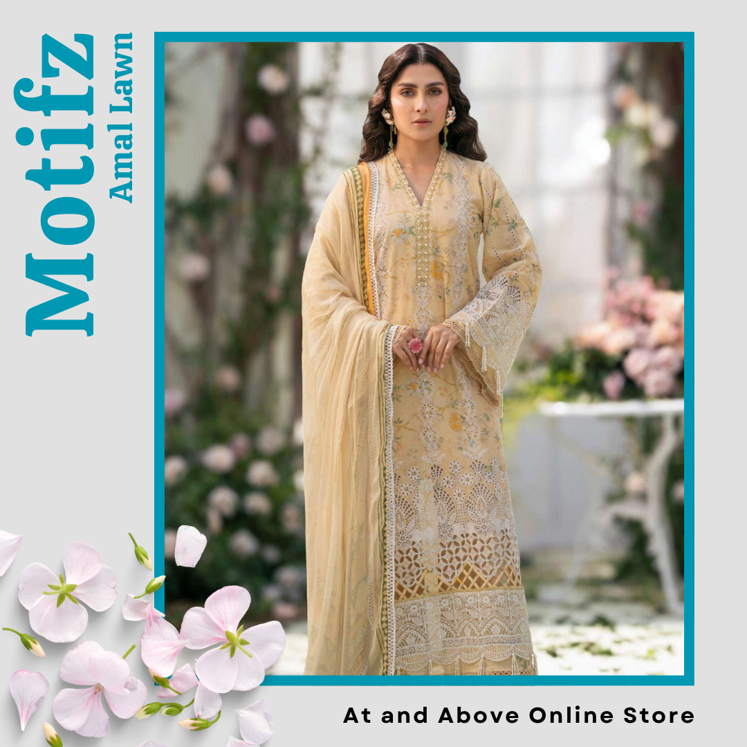 Luxury Lawn Suit with Artistic Embroidery