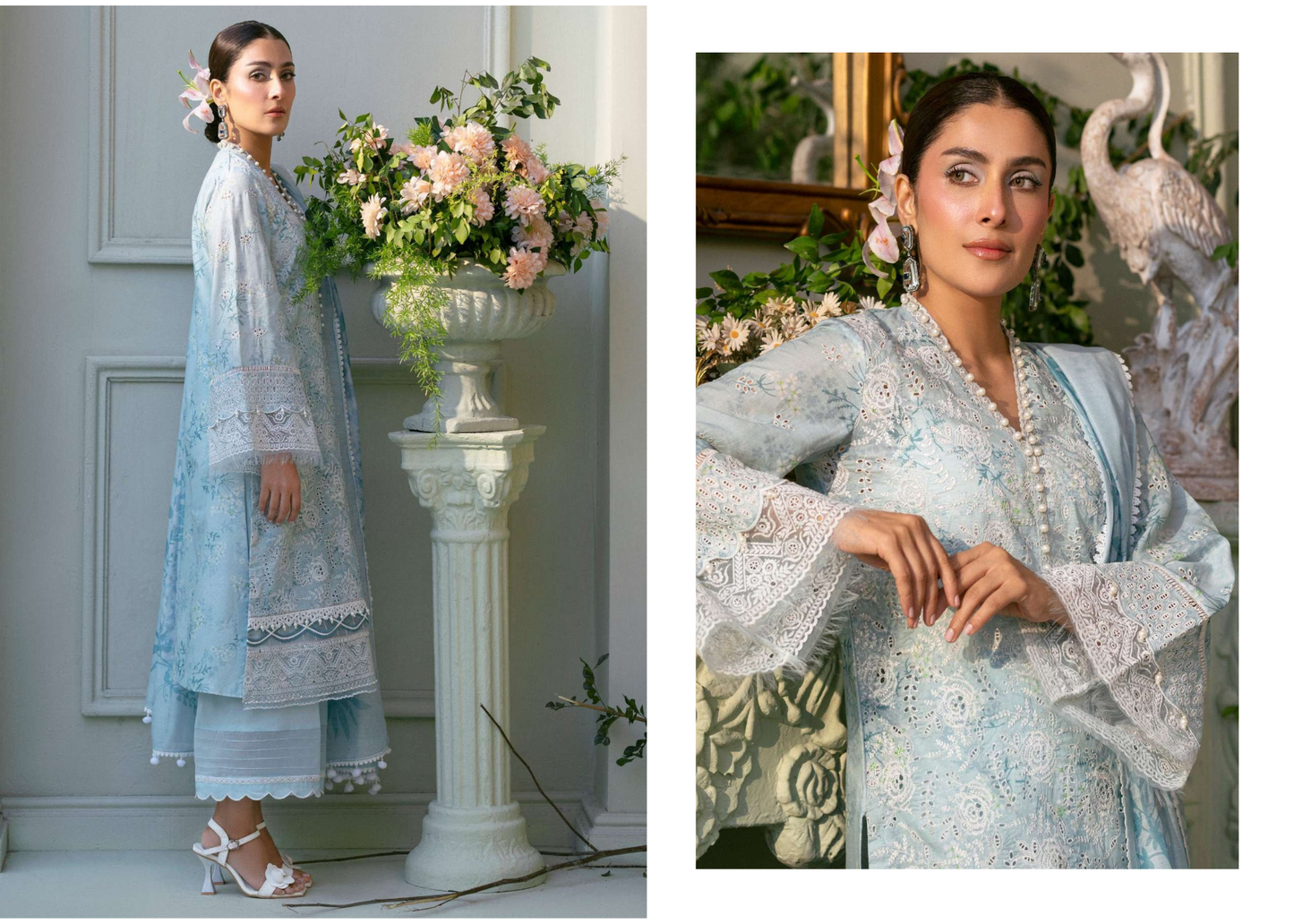 Designer Embroidered Lawn Suit – Unstitched