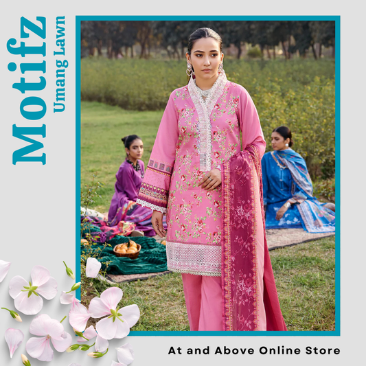 Summer Bloom Digital Printed Lawn 3PC Set