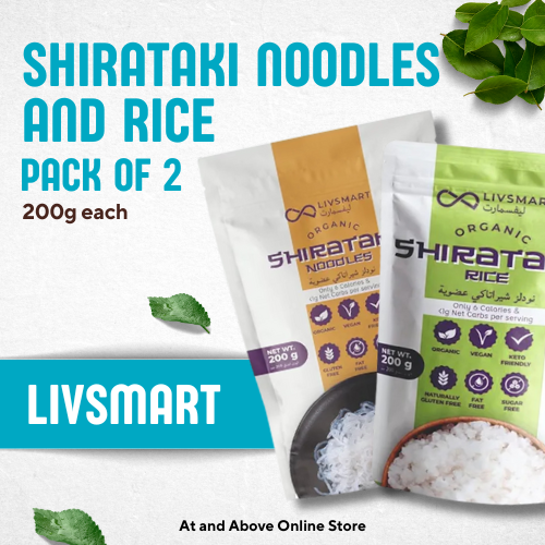Livsmart Organic Shirataki Konjac COMBO - Keto Noodles