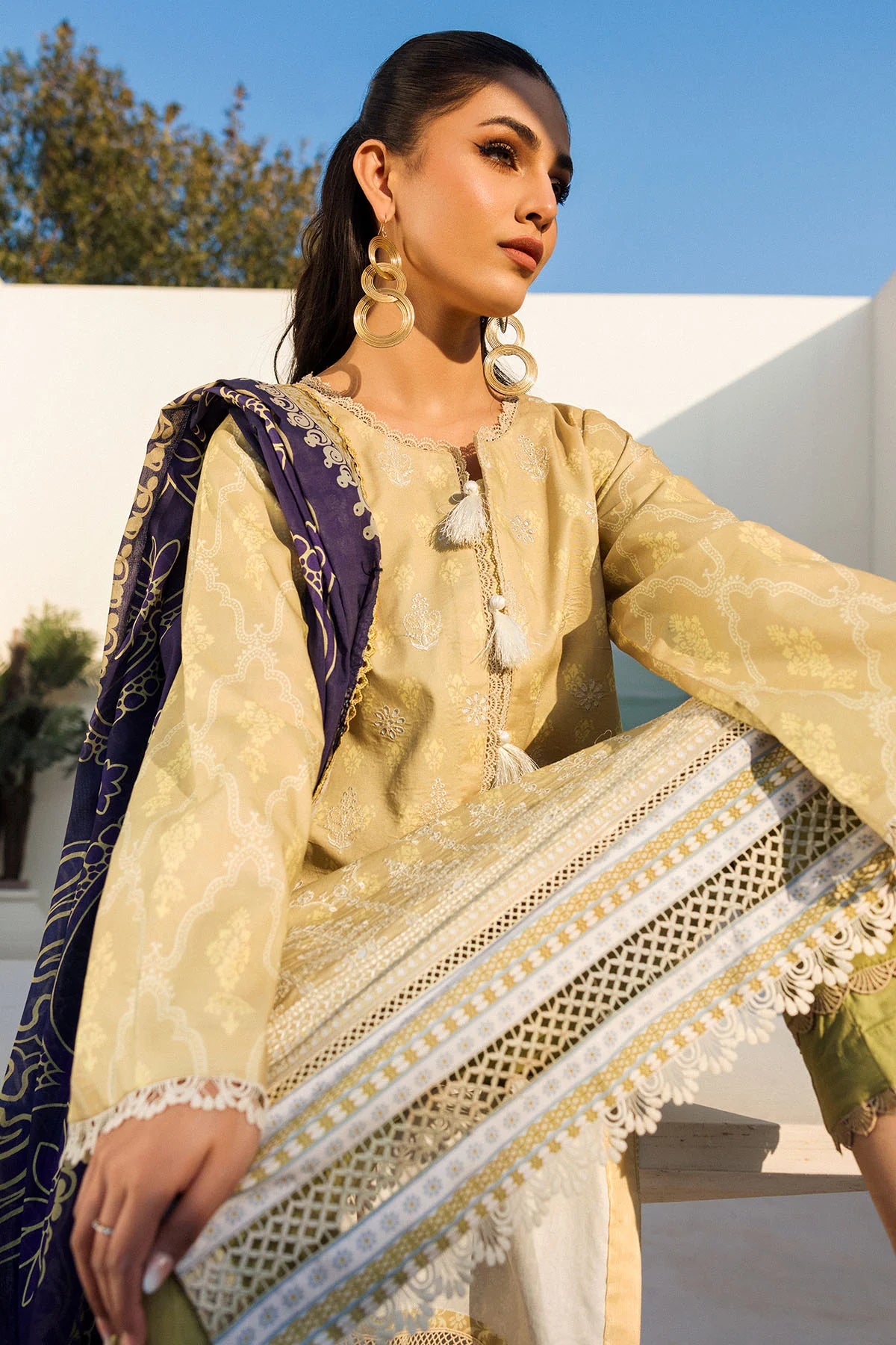 Trendy Digital Printed Lawn 3PC Attire