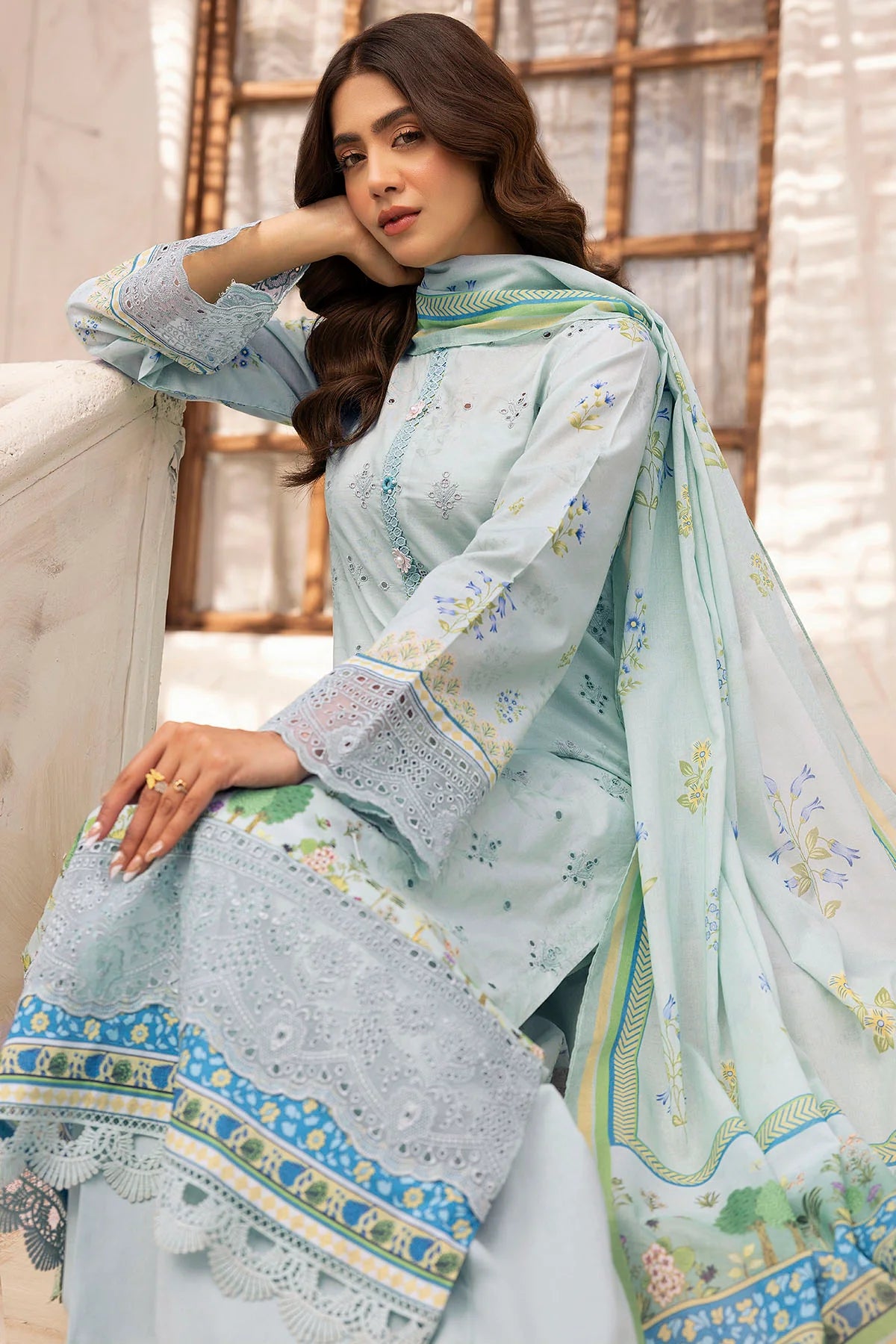 Premium Digital Printed Lawn Three-Piece Collection
