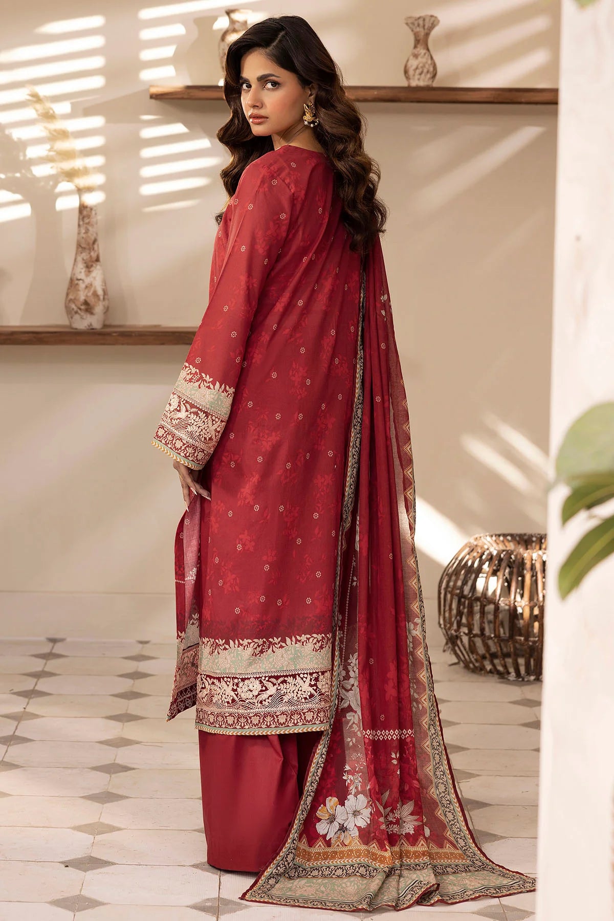 Digital Printed Lawn 3-Piece Suit