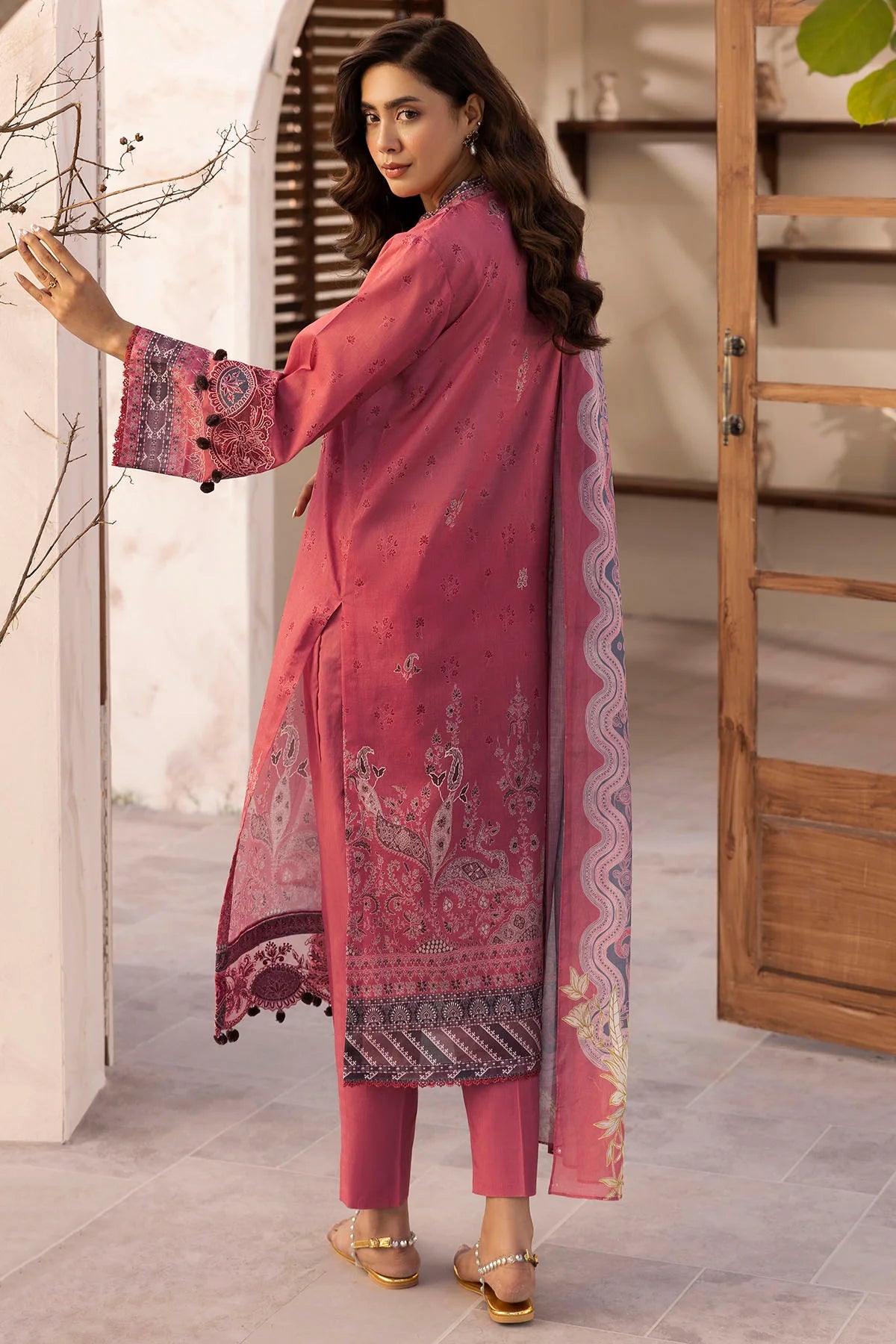 LuxeTouch Digital Printed Lawn Ensemble