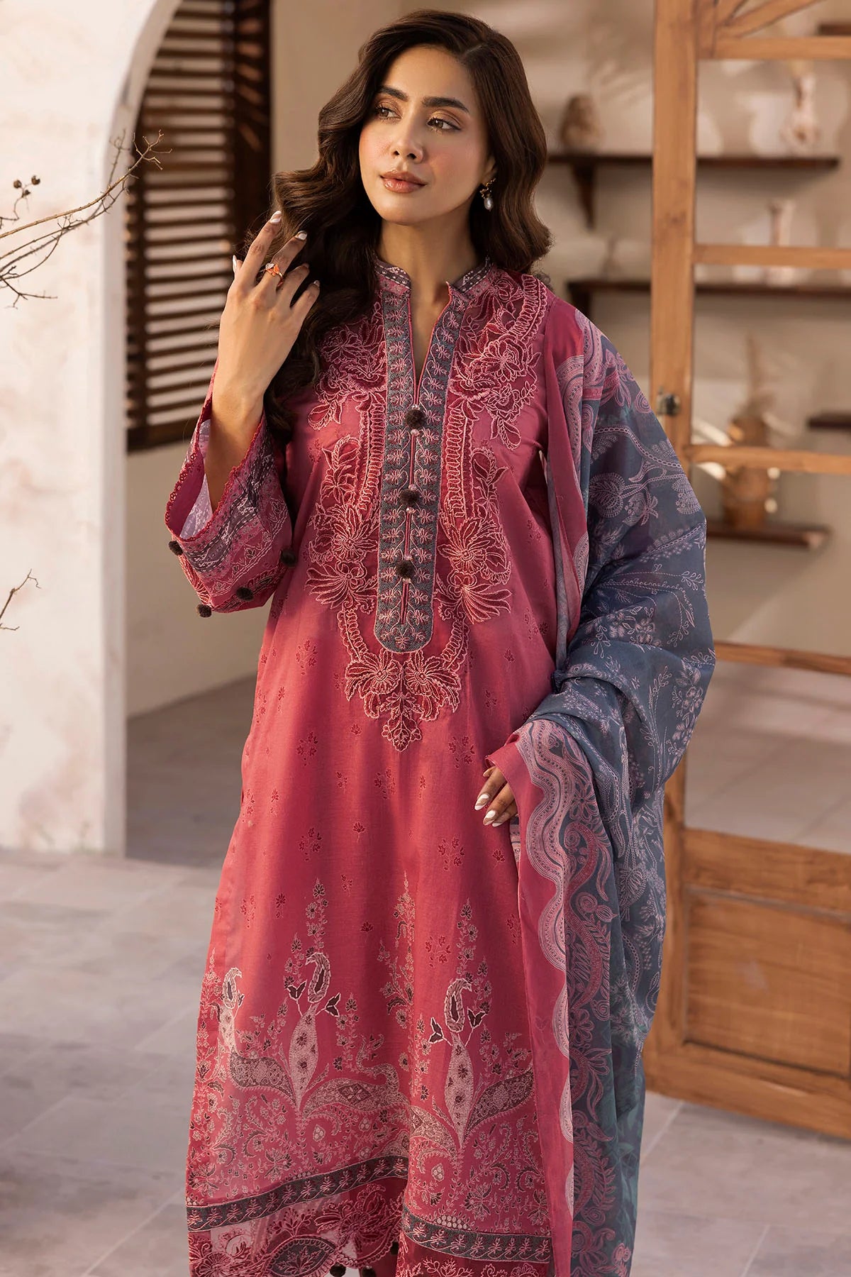 LuxeTouch Digital Printed Lawn Ensemble