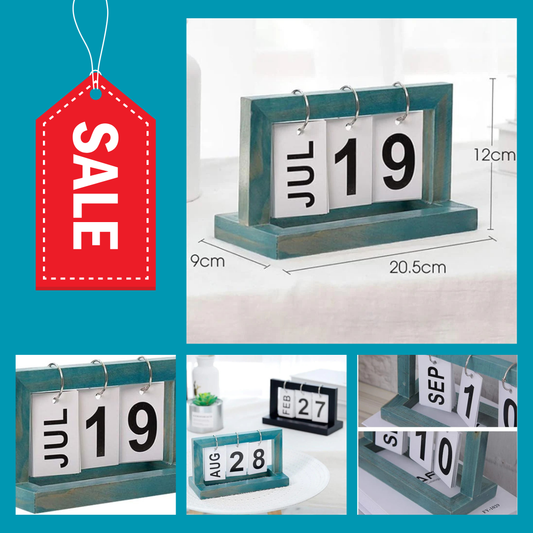 Wooden Vintage Home Calendar