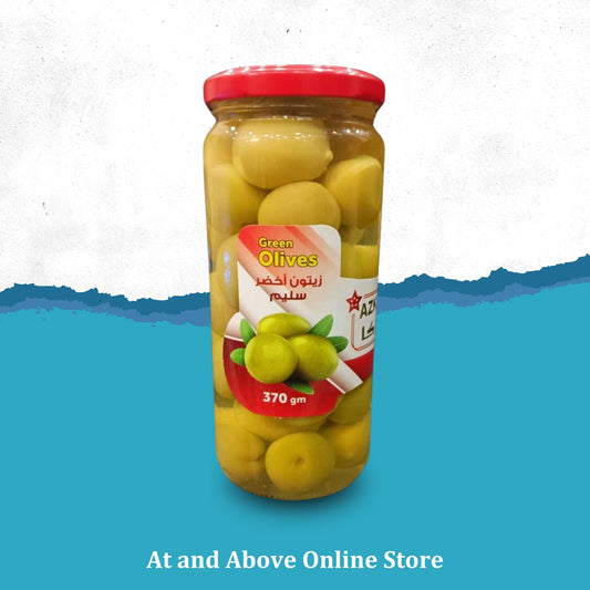 Azka Green Olives Jar 370 G