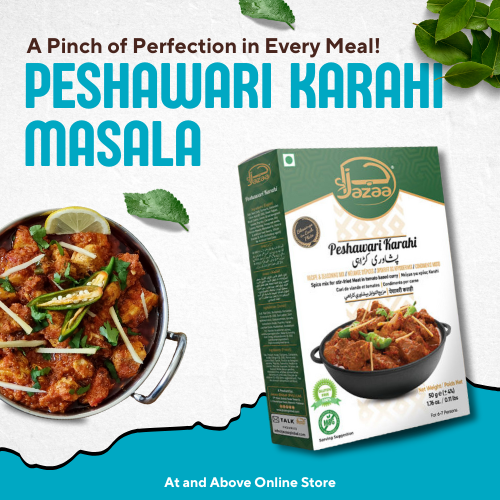 Jazaa Peshawari Karhai Recipe Mix 50G